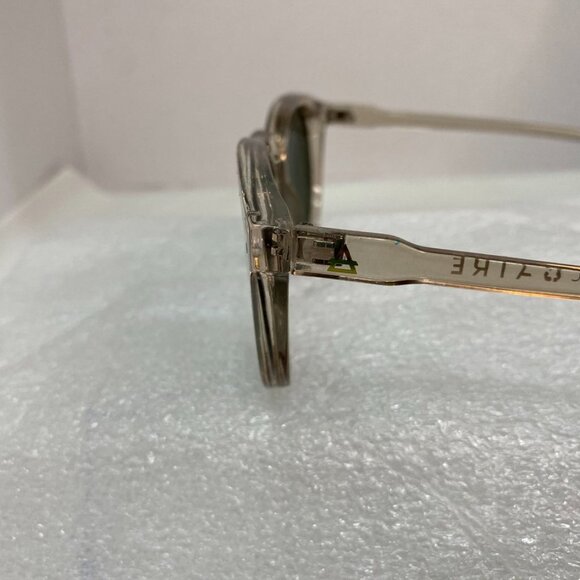 AIRE Nucleus Transparent Sand Sunglasses Khaki Polarized Lens Unisex NWT - Picture 3 of 10